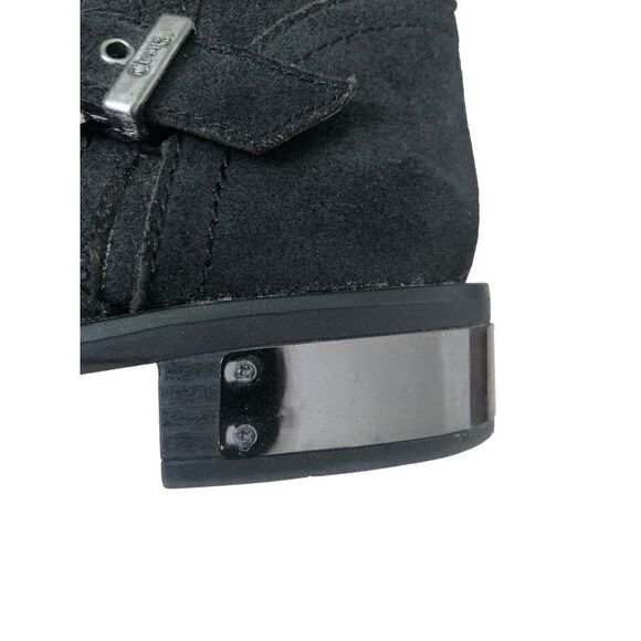 Circus Sam Edelman Boots Reily Upper Leather Suede Knee High Black Size 6M - Picture 4 of 6